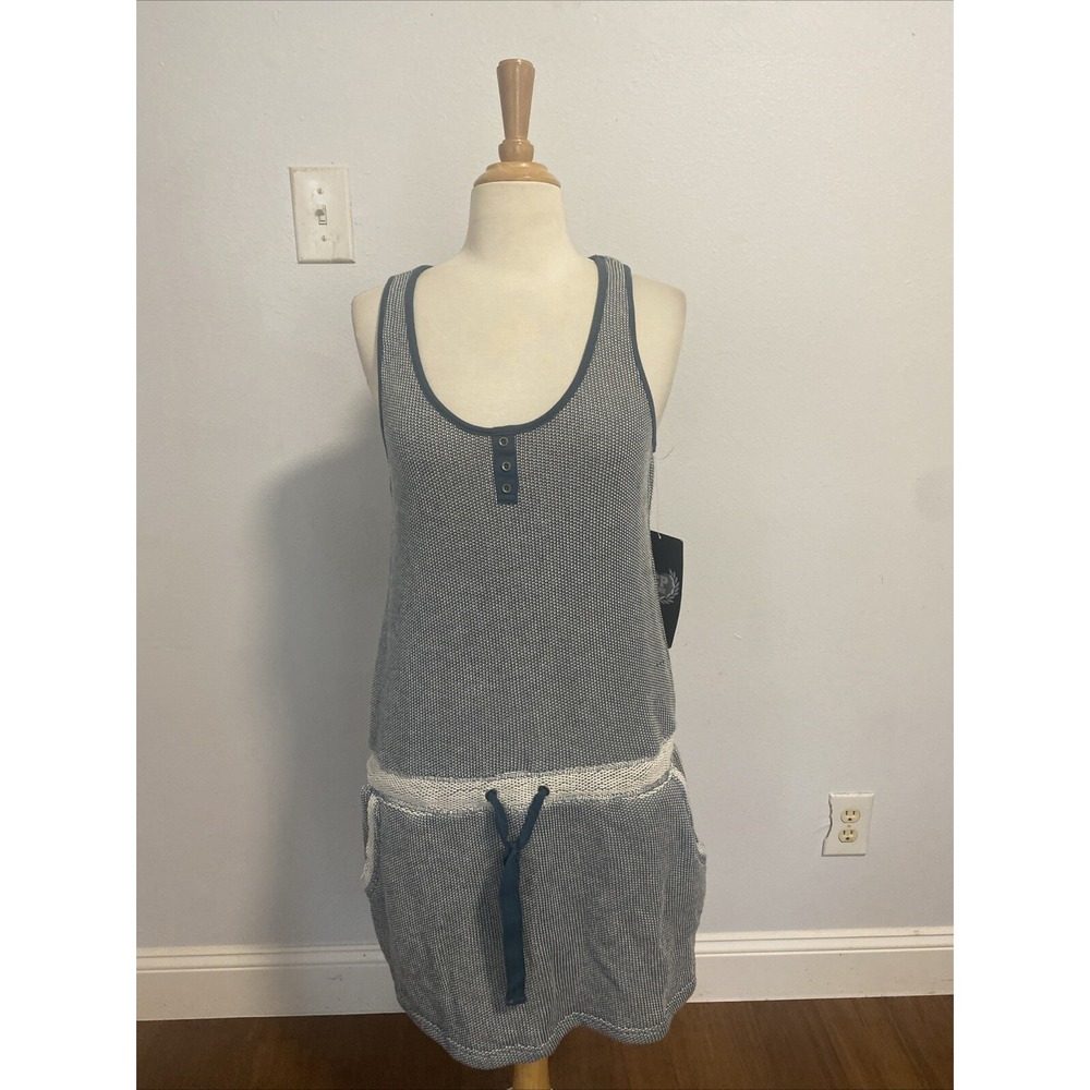 CP Lounge Dress Womens Large Sleeveless‎ Mini Textured Sportswear Cover Up Beach